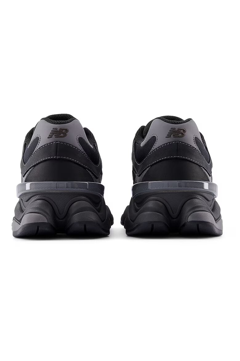 New Balance Спортни обувки 9060 с велур и текстил Черен