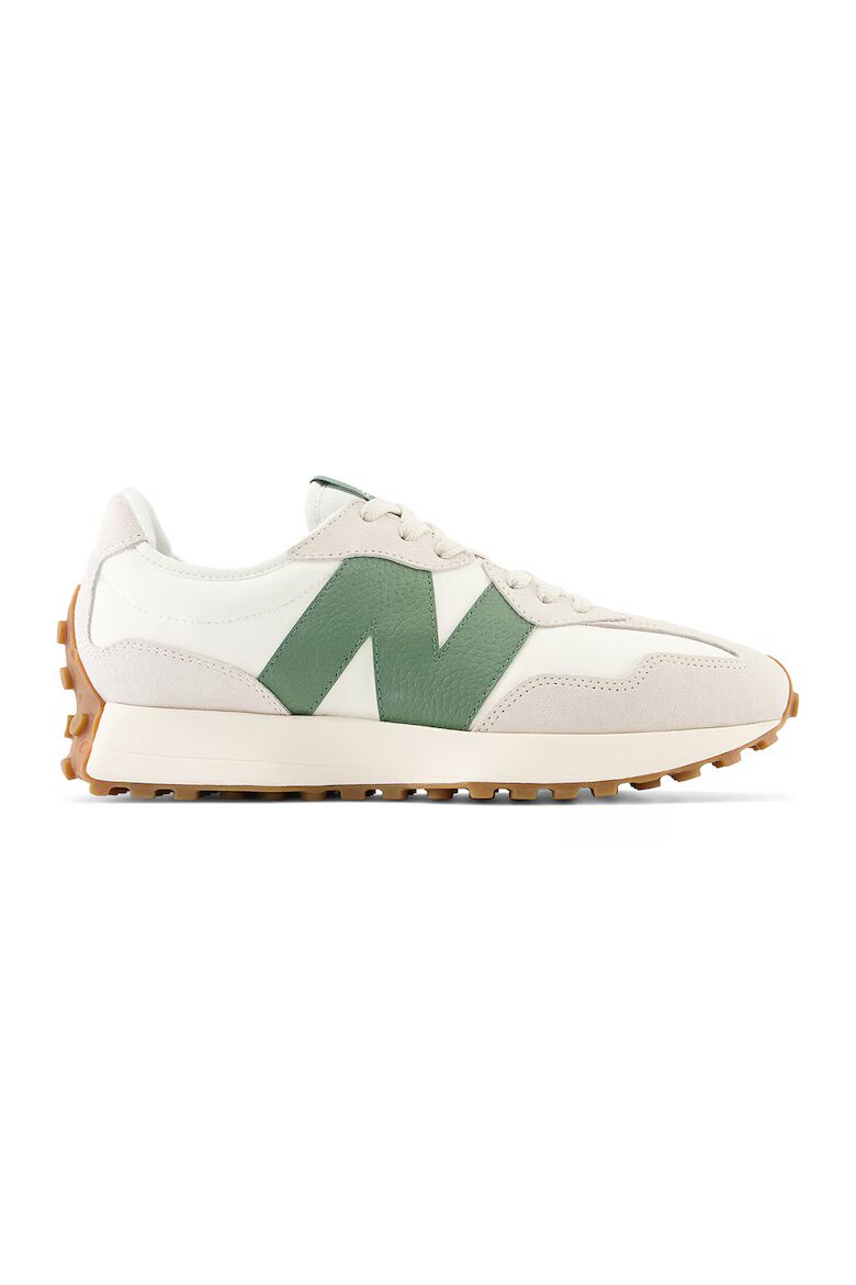 New Balance Унисекс спортни обувки от кожа и велур Светло кафяво