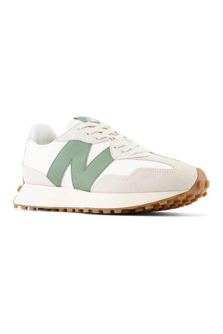 New Balance Унисекс спортни обувки от кожа и велур Светло кафяво