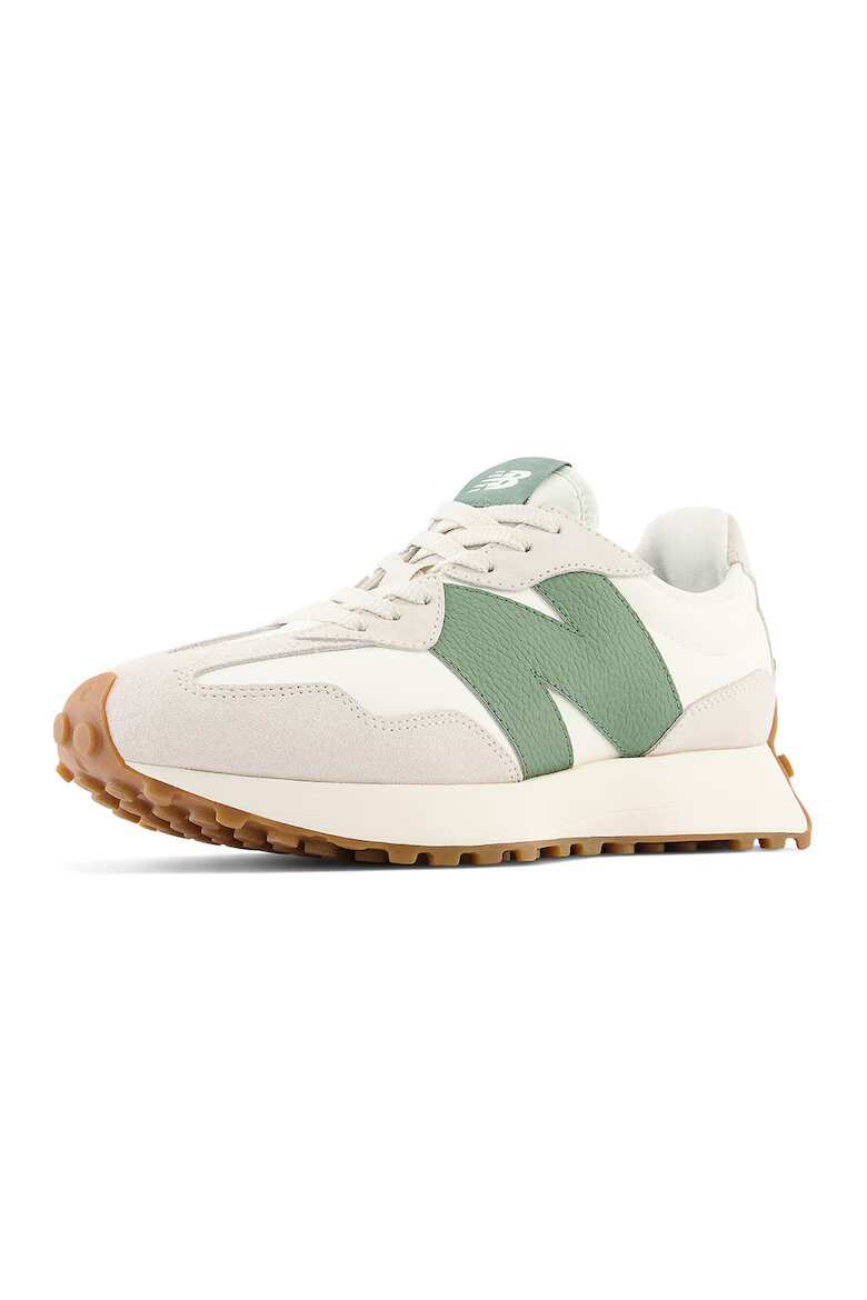 New Balance Унисекс спортни обувки от кожа и велур Светло кафяво
