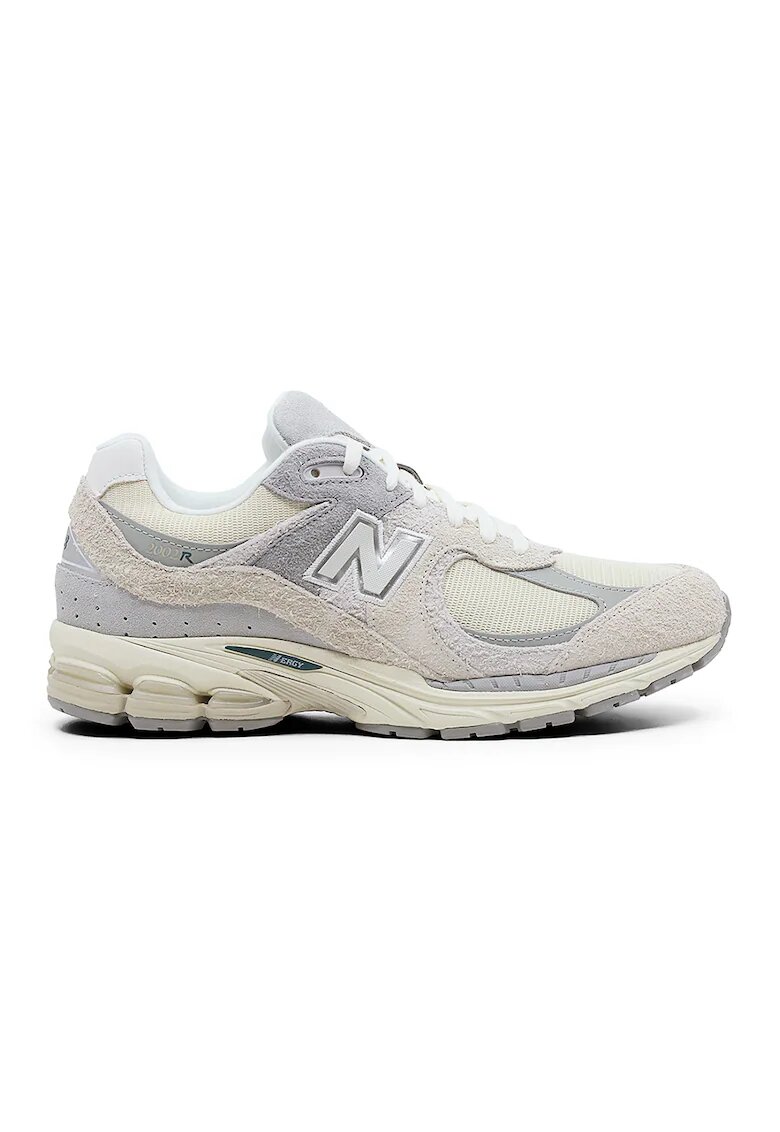 New Balance Спортни обувки с велур - Светло сив/Крем