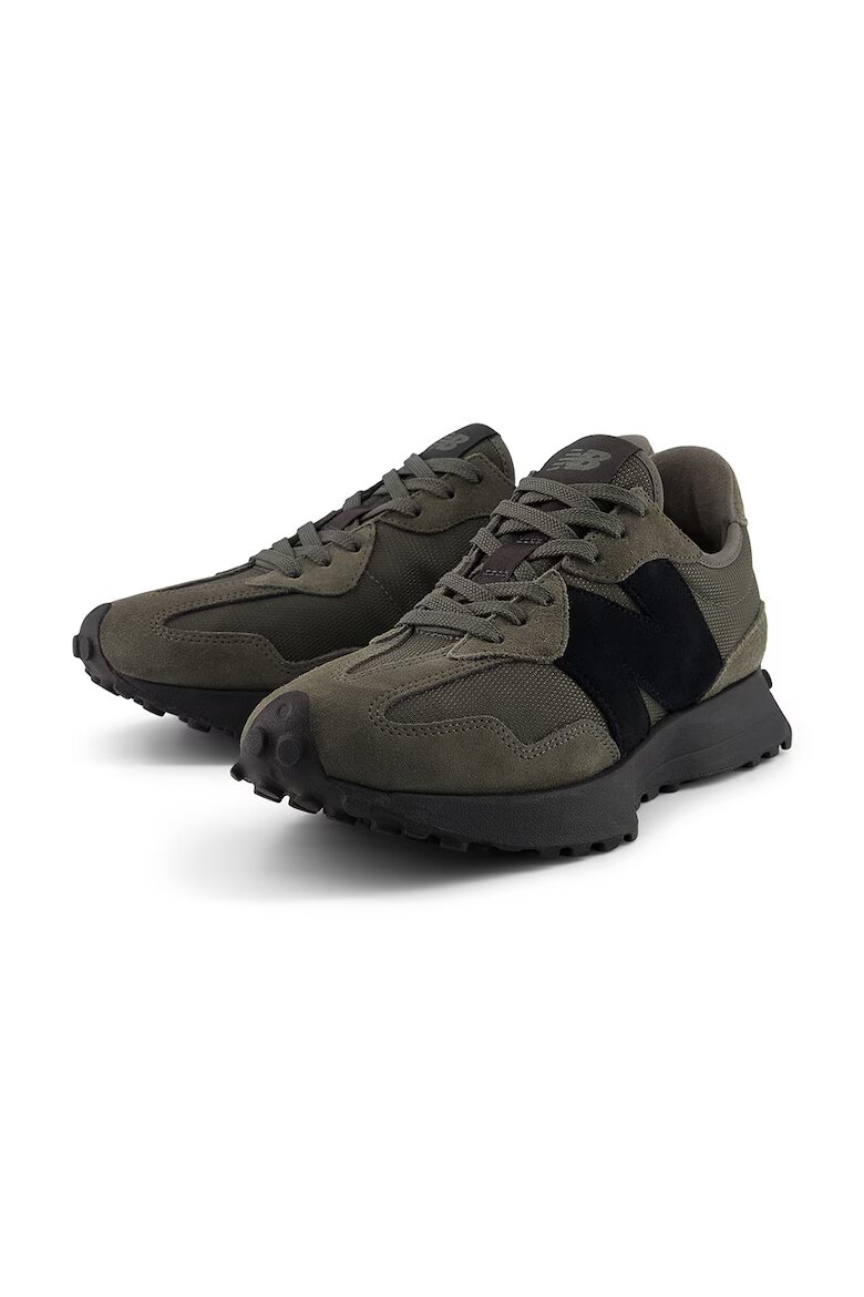 New Balance Спортни обувки с велур Tъмносив
