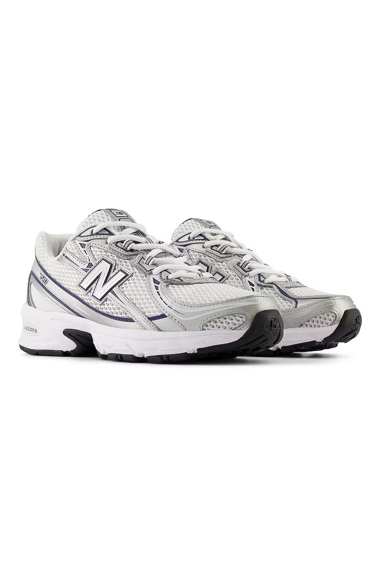 New Balance Текстилни спортни обувки Тъмносин/Мръснобял/Сребрист