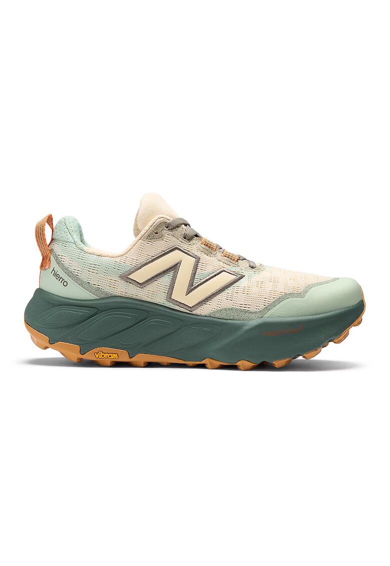 New Balance Текстилни трейл маратонки Hierro V9 - Светлозелен/Светло бежово