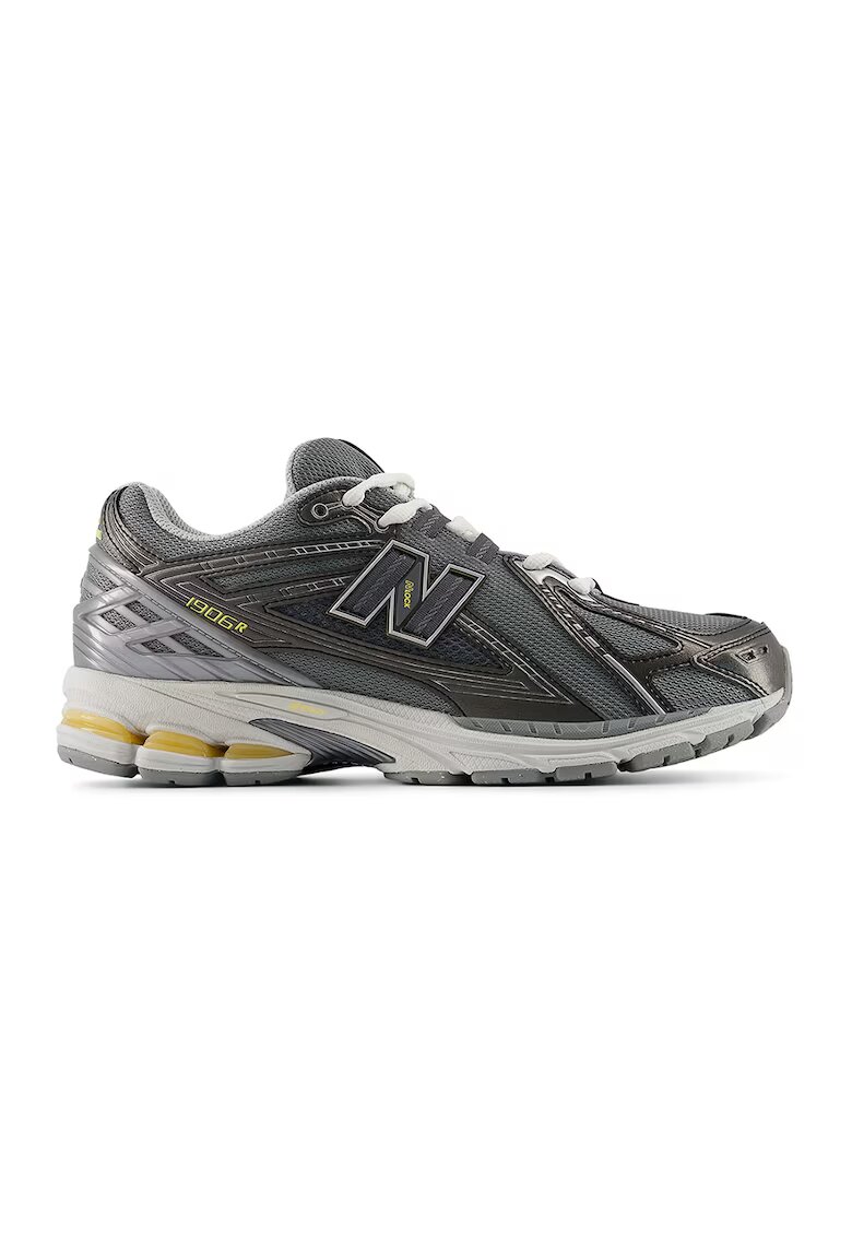 New Balance Унисекс мрежести маратонки 1906 R с метализиран ефект - Тъмносребрист/Tъмносив