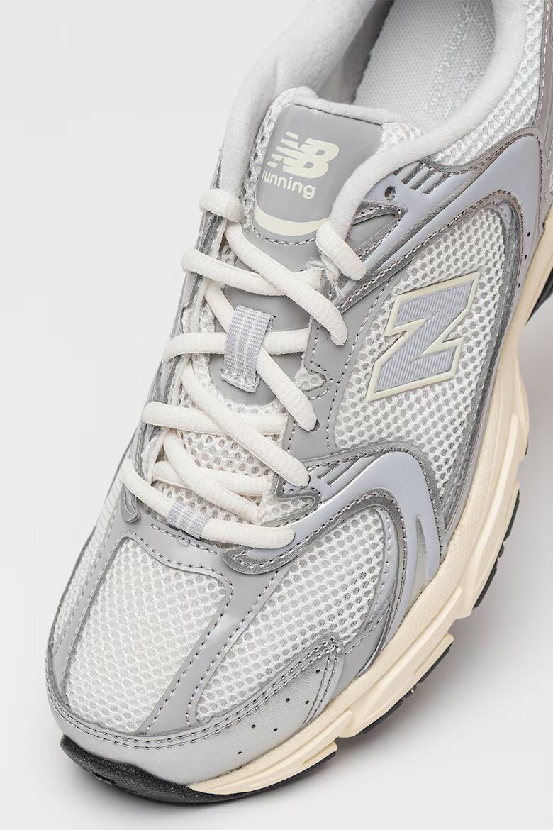 New Balance Унисекс мрежести тренировъчни обувки 530 с еко кожа Лавандула/Сребрист