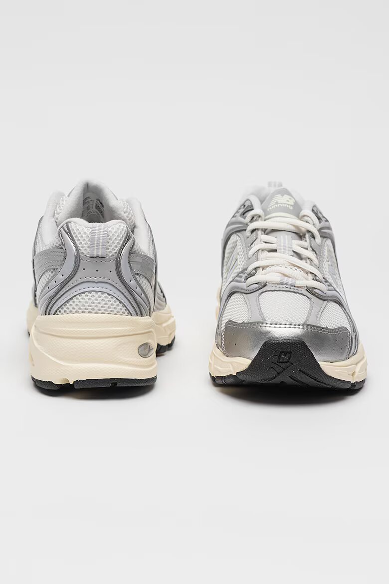 New Balance Унисекс мрежести тренировъчни обувки 530 с еко кожа Лавандула/Сребрист