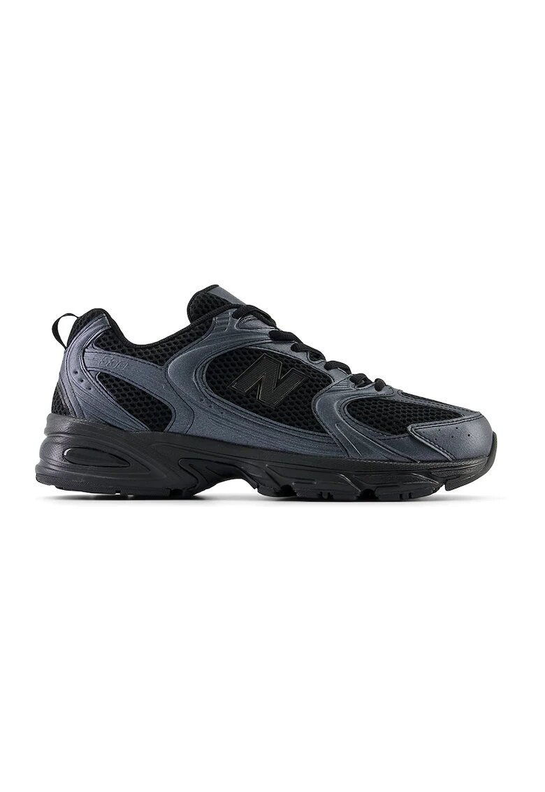New Balance Унисекс полускосени спортни обувки 530 - Черен/Въглен сиво