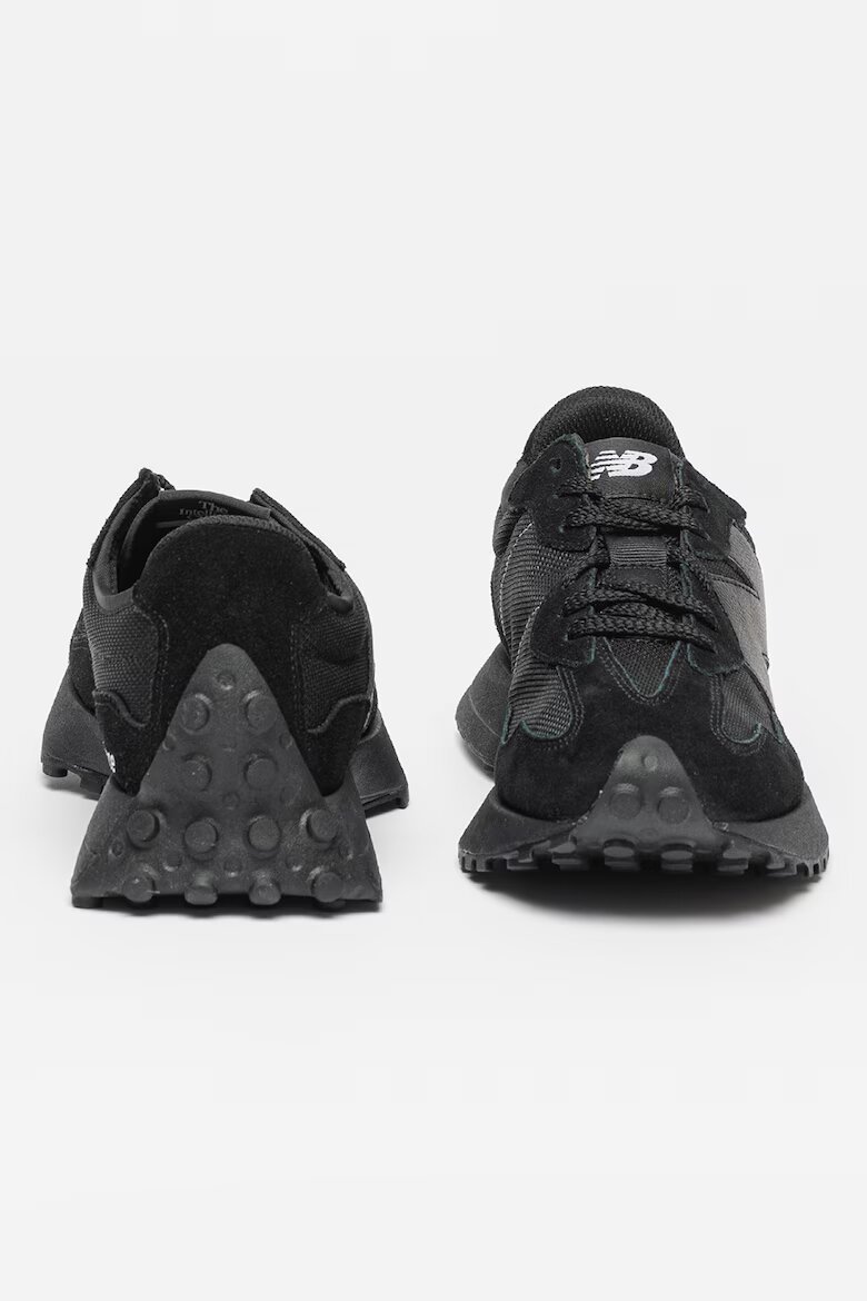 New Balance Унисекс Спортни обувки 327 с кожа Черен