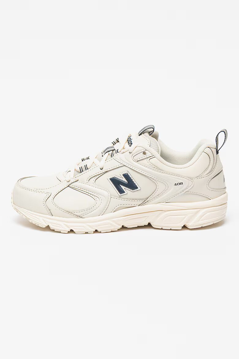 New Balance Унисекс спортни обувки 408 с мрежа Слонова кост/Тъмносин