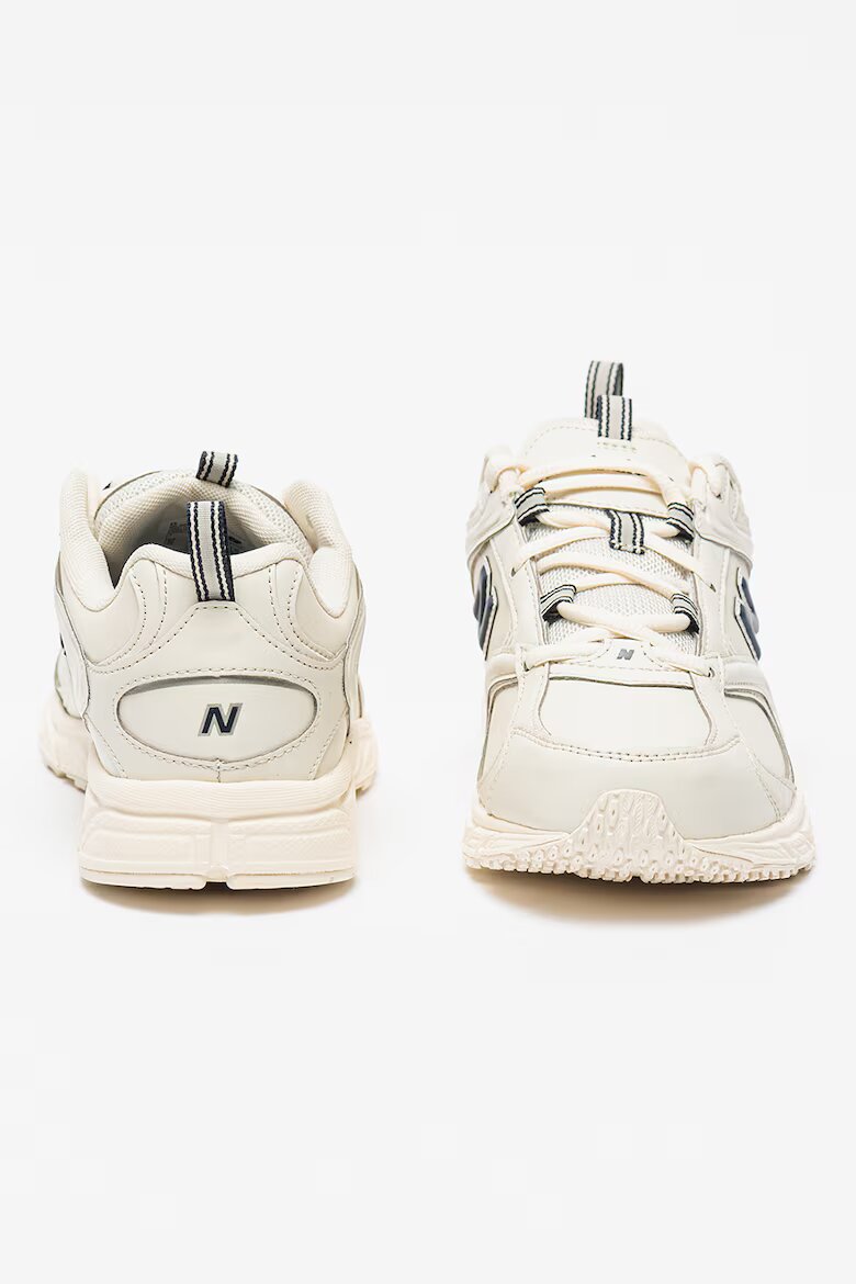New Balance Унисекс спортни обувки 408 с мрежа Слонова кост/Тъмносин