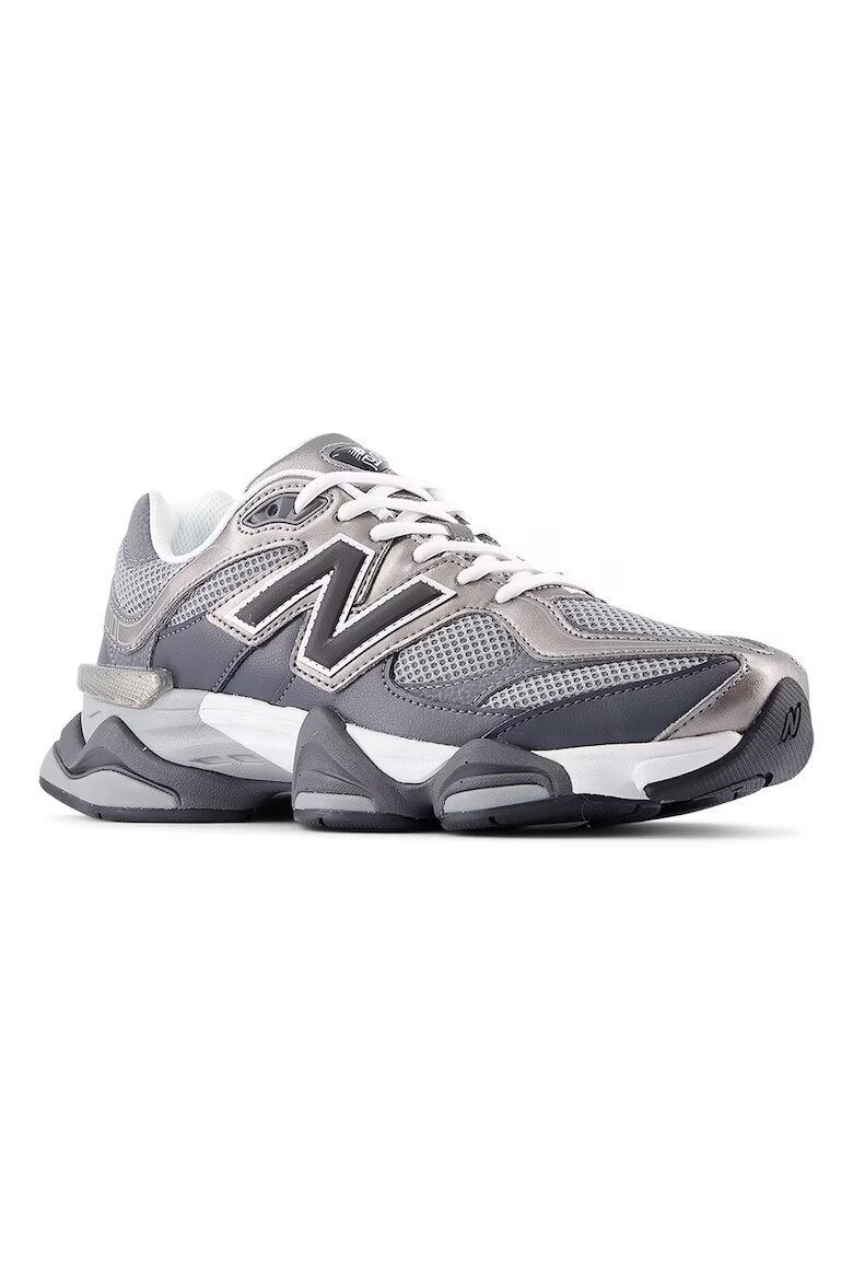 New Balance Унисекс спортни обувки 9060 с мрежести зони Сив/Сребрист