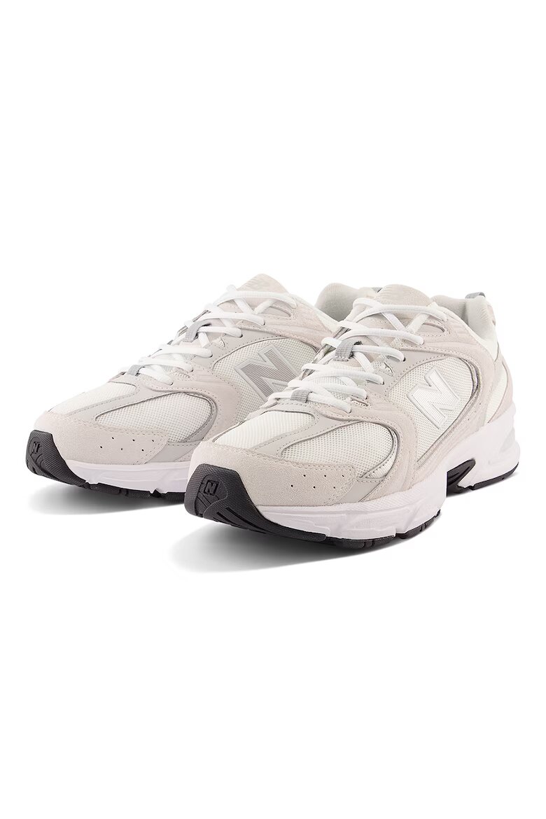 New Balance Унисекс тренировъчни обувки 530 с еко кожа Мръснобял