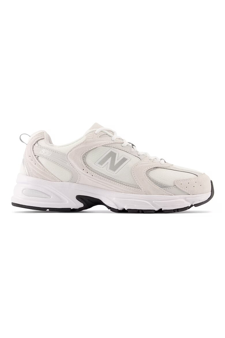 New Balance Унисекс тренировъчни обувки 530 с еко кожа Мръснобял
