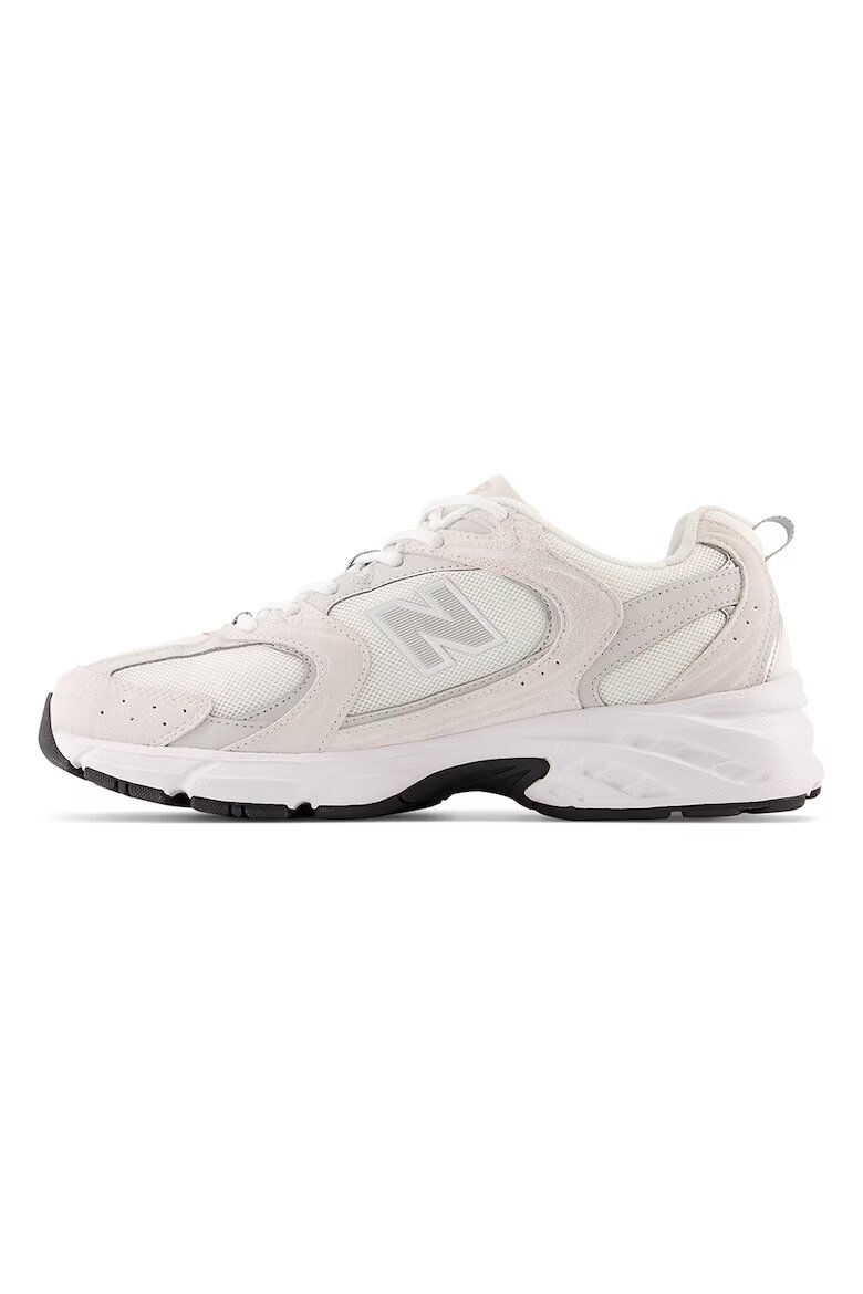 New Balance Унисекс тренировъчни обувки 530 с еко кожа Мръснобял