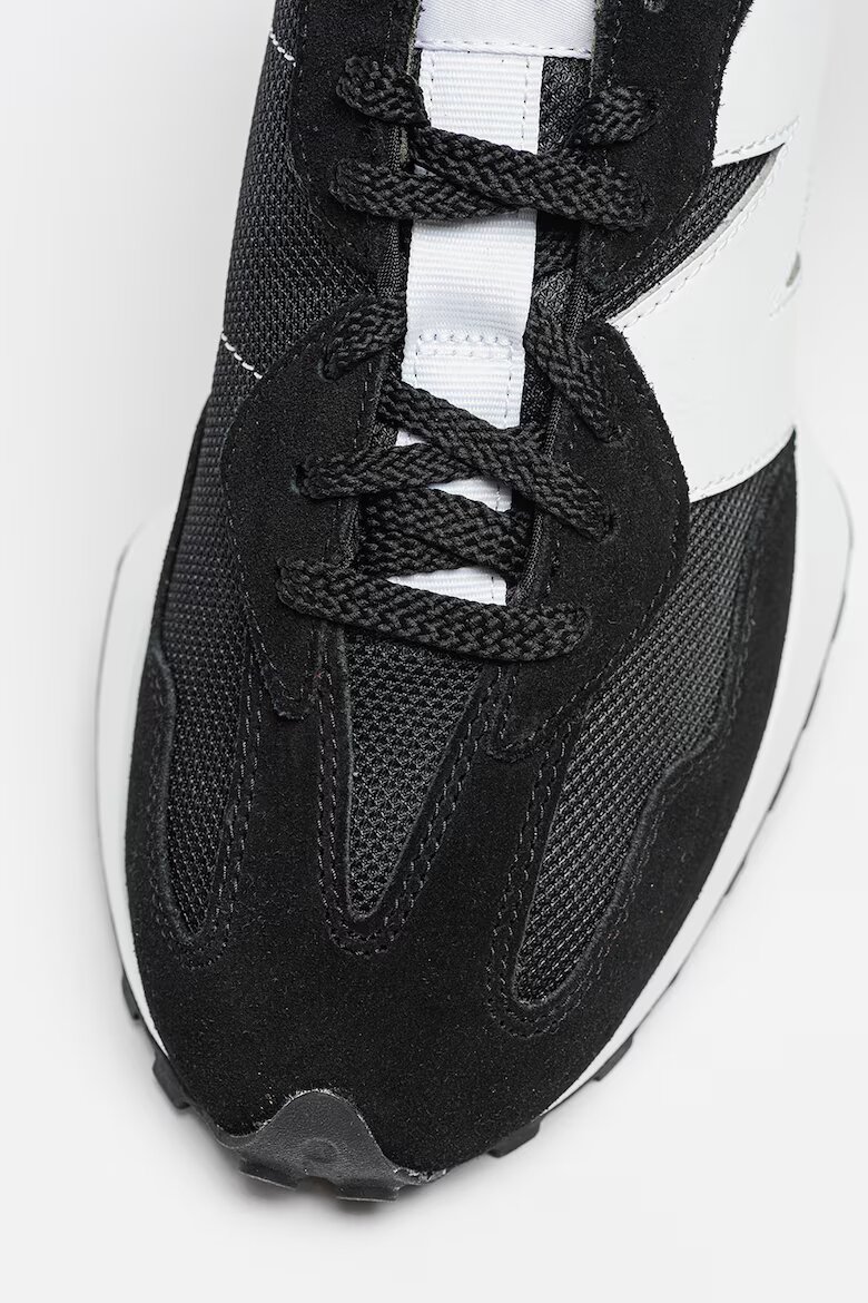New Balance Унисекс Велурени спортни обувки 327 Черен