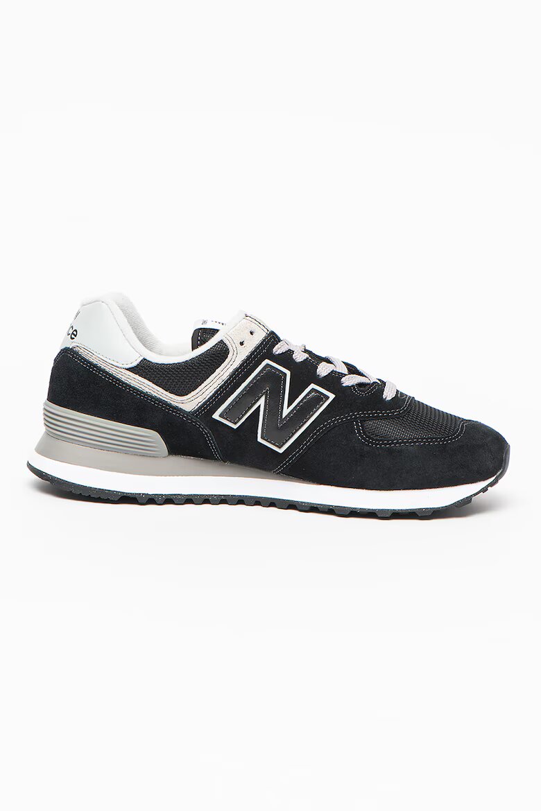 New Balance Велурени спортни обувки 574 Черен/Сив