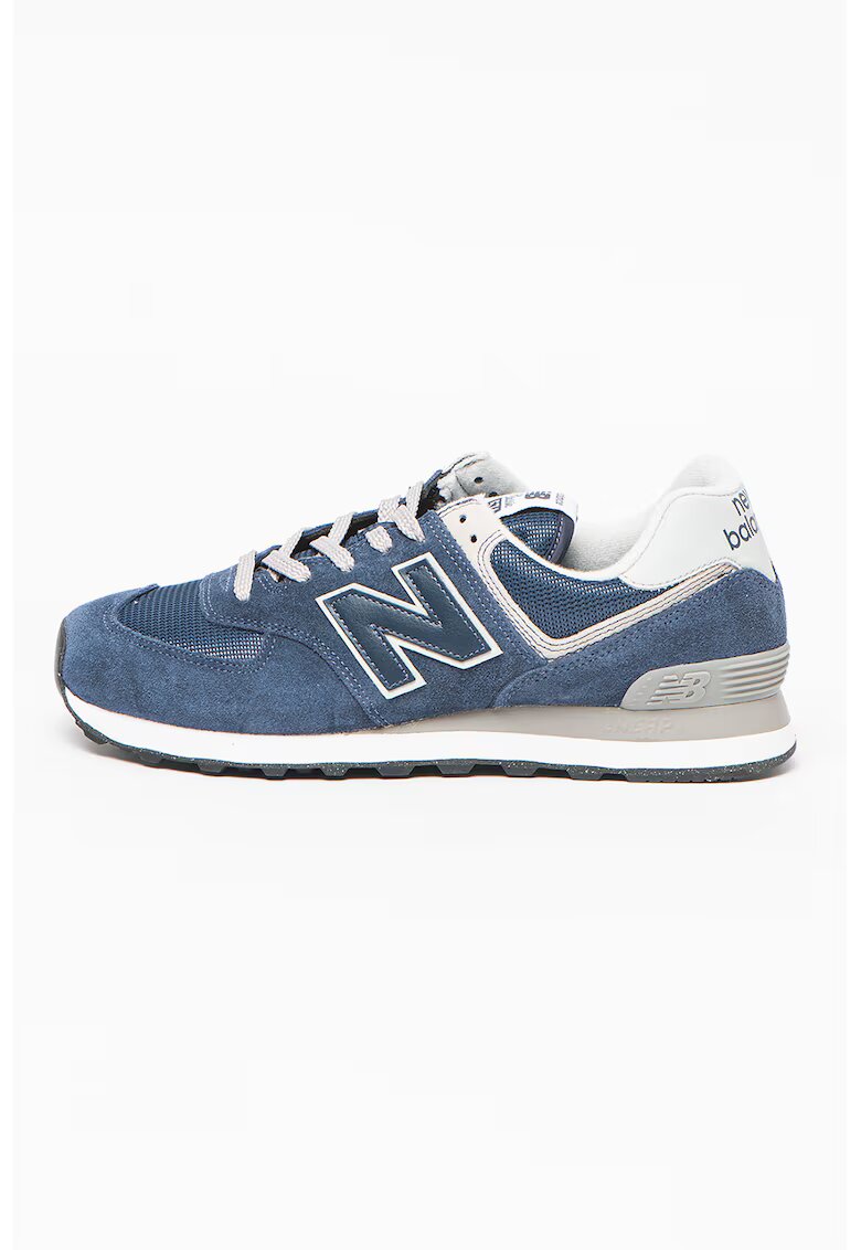 New Balance Велурени спортни обувки 574 с мрежа