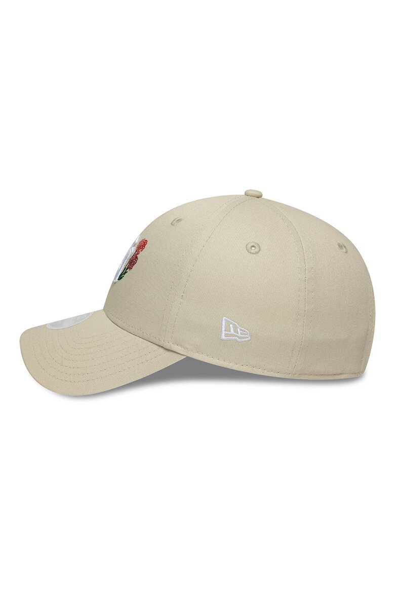 New Era Бейзболна шапка Floral Icon 9Forty с бродирано лого Бял Светло бежово