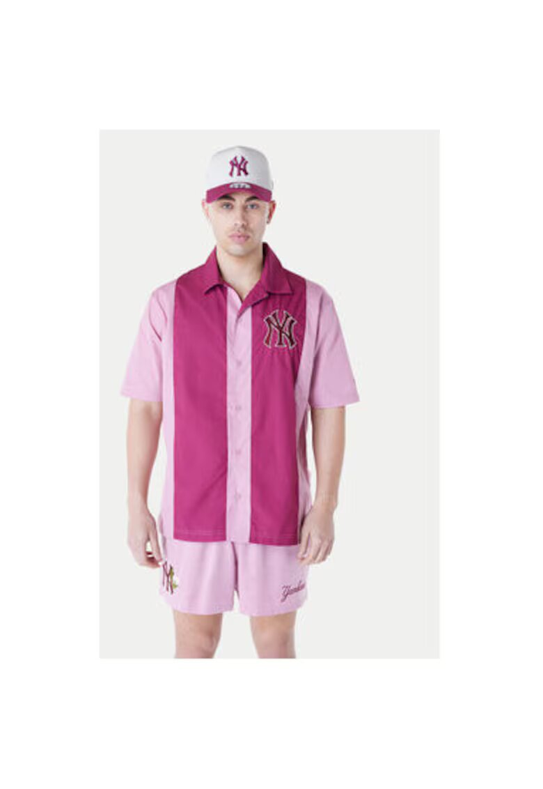 New Era Мъжка риза Памук - Розов