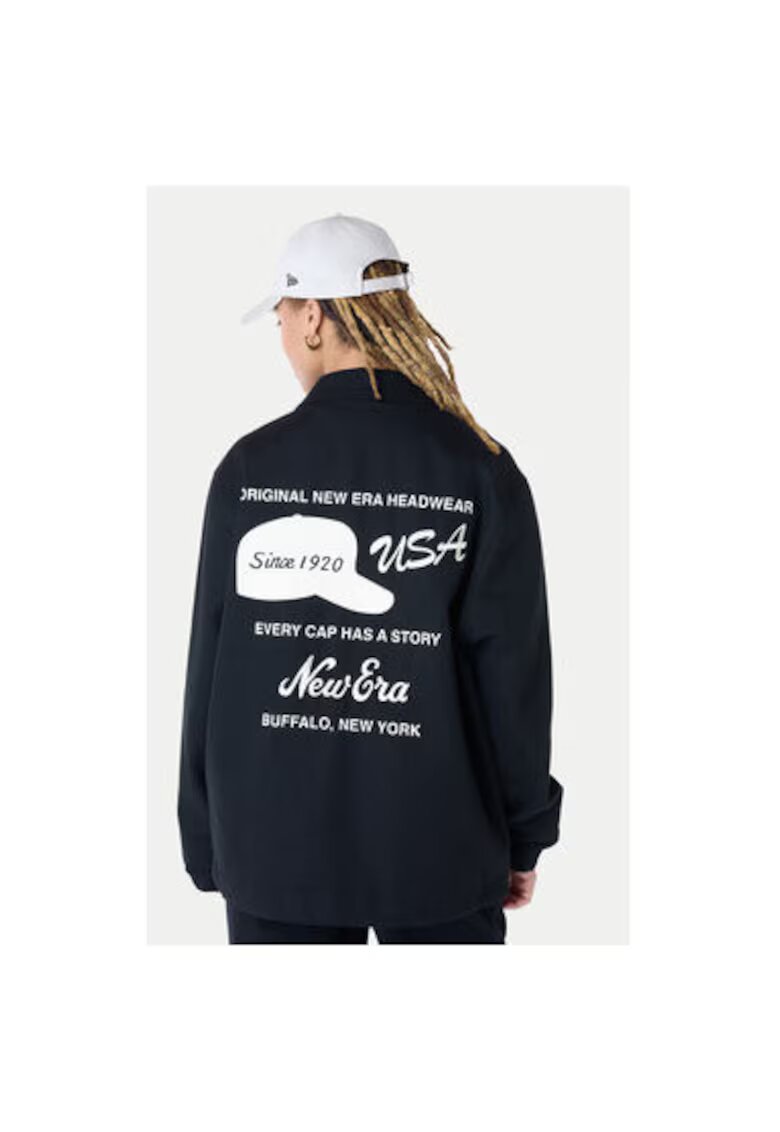 New Era Мъжко яке 60596266 - памук/полиестер - черно