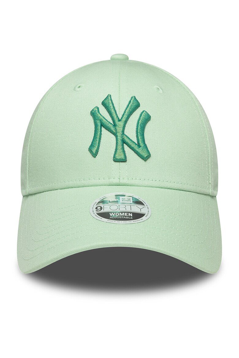New Era Памучна шапка New York Yankees 9FORTY Бледозелен