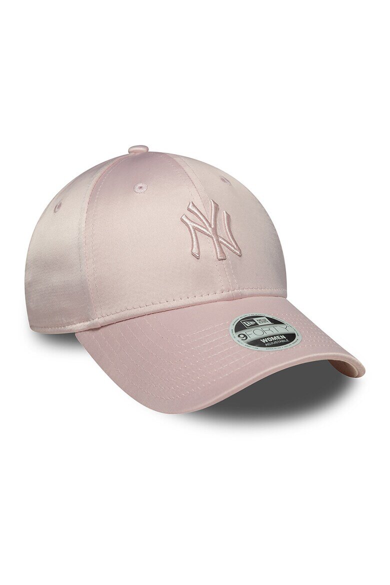 New Era Сатинирана шапка 9Forty NY Yankees с капса Прашно розово