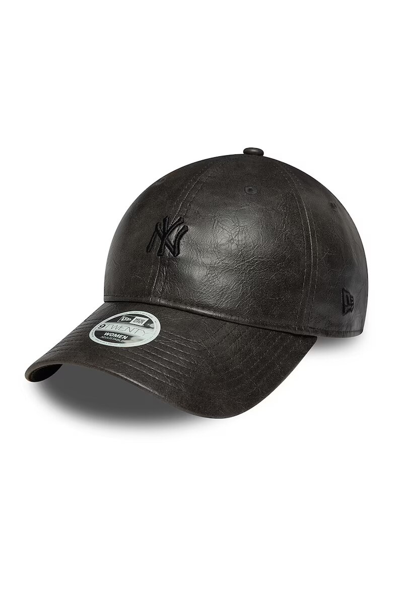 New Era Шапка 9TWENTY® от еко кожа с лого Черен