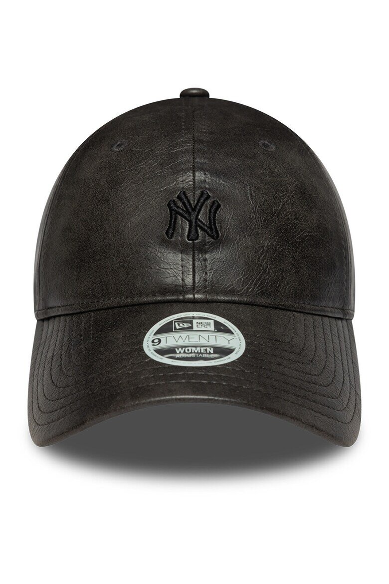 New Era Шапка 9TWENTY® от еко кожа с лого Черен