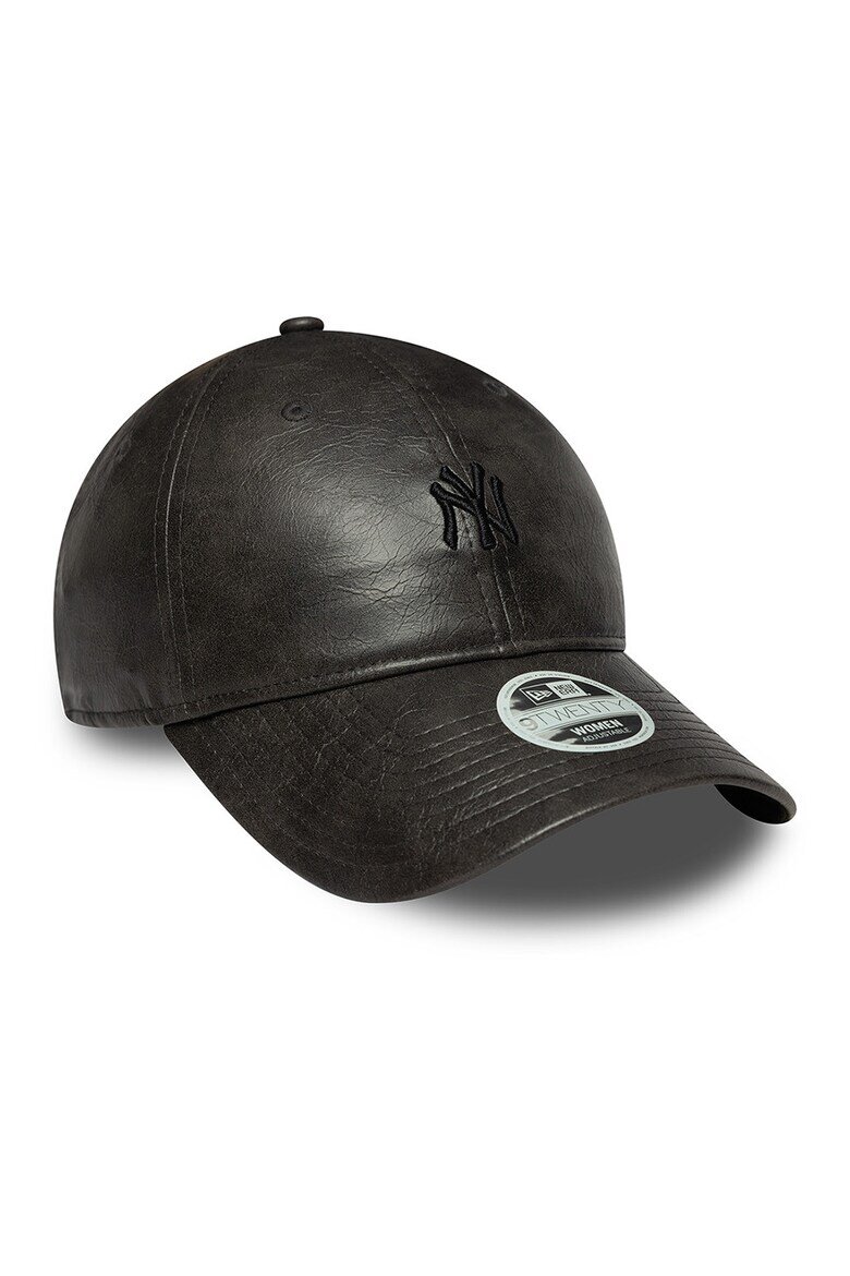 New Era Шапка 9TWENTY® от еко кожа с лого Черен