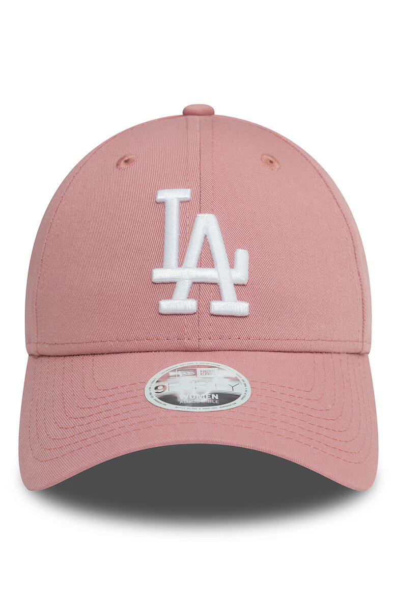 New Era Шапка от памук LA Dodgers 9FORTY Бял/Прашно розово