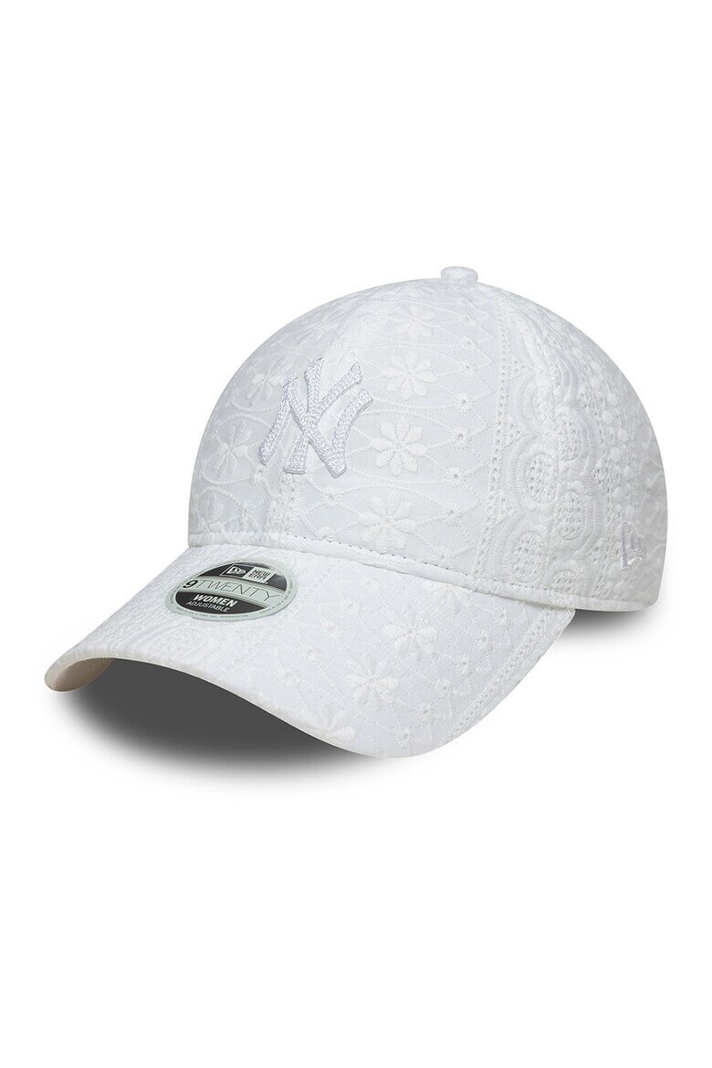 New Era Шапка с бродерия Мръснобял