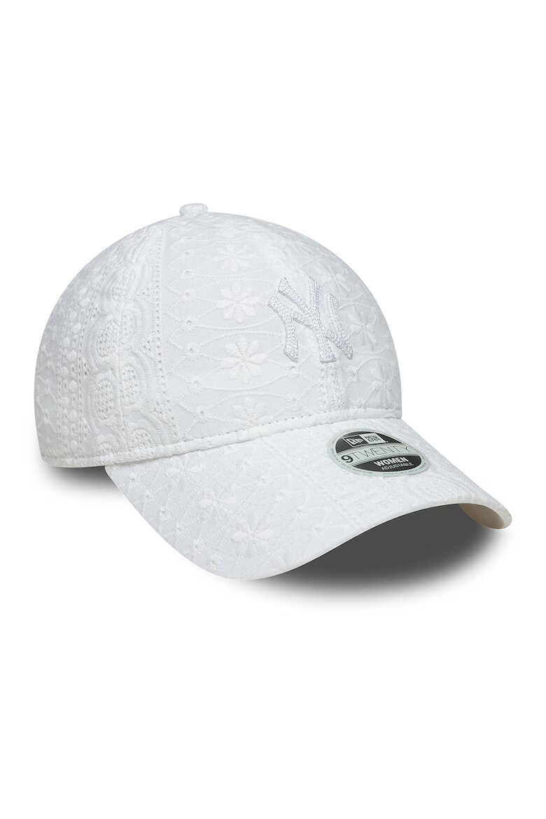 New Era Шапка с бродерия Мръснобял