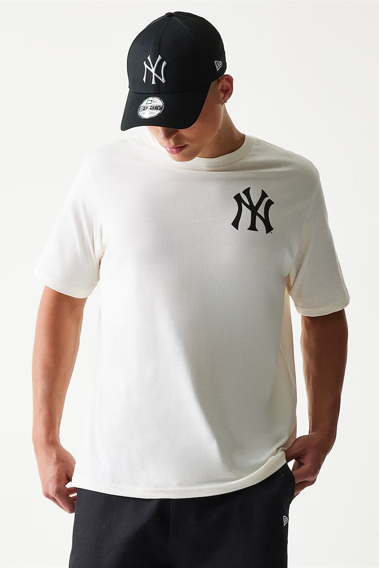 New Era Унисекс тениска MLB NY Yankees Мръснобял/Антрацитно сиво