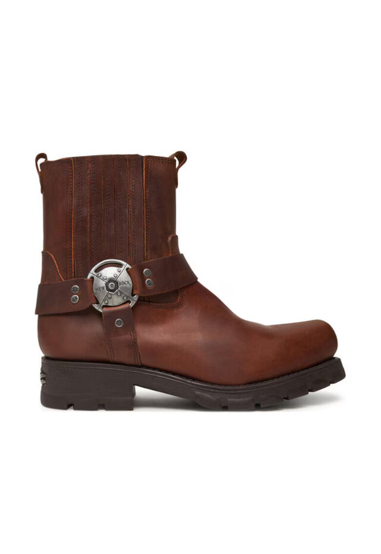 NEW ROCK Мъжки ниски боти M-7605-S20 - Естествена кожа -