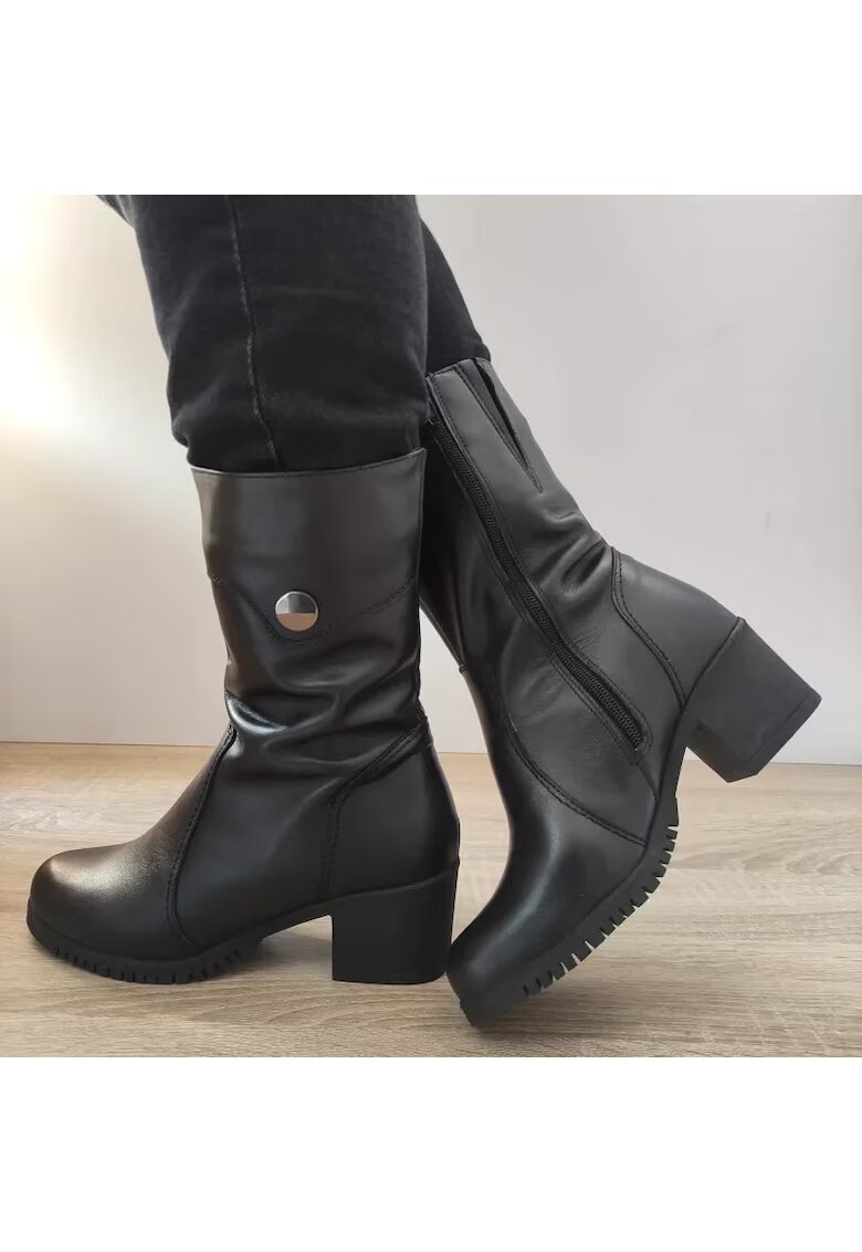 Nicolis Ежедневни дамски боти 35959 Black - черни