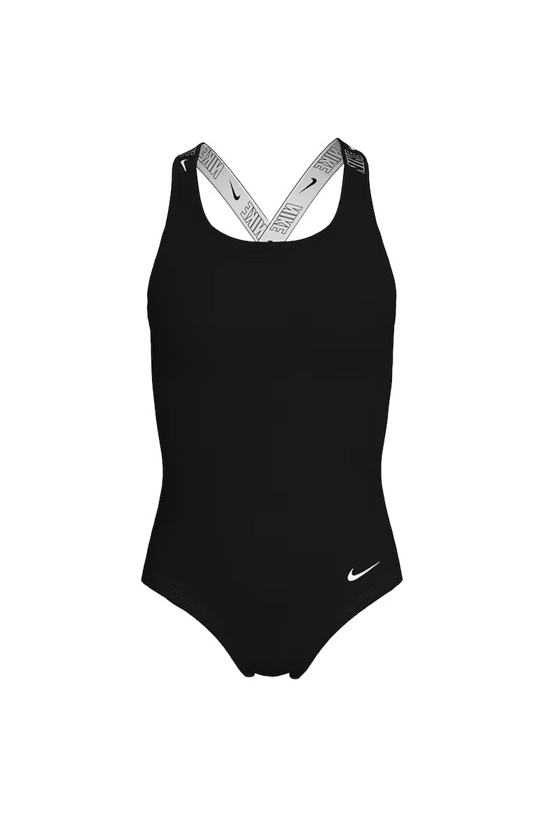 Nike Бански костюм Logo Tape За жени Черен