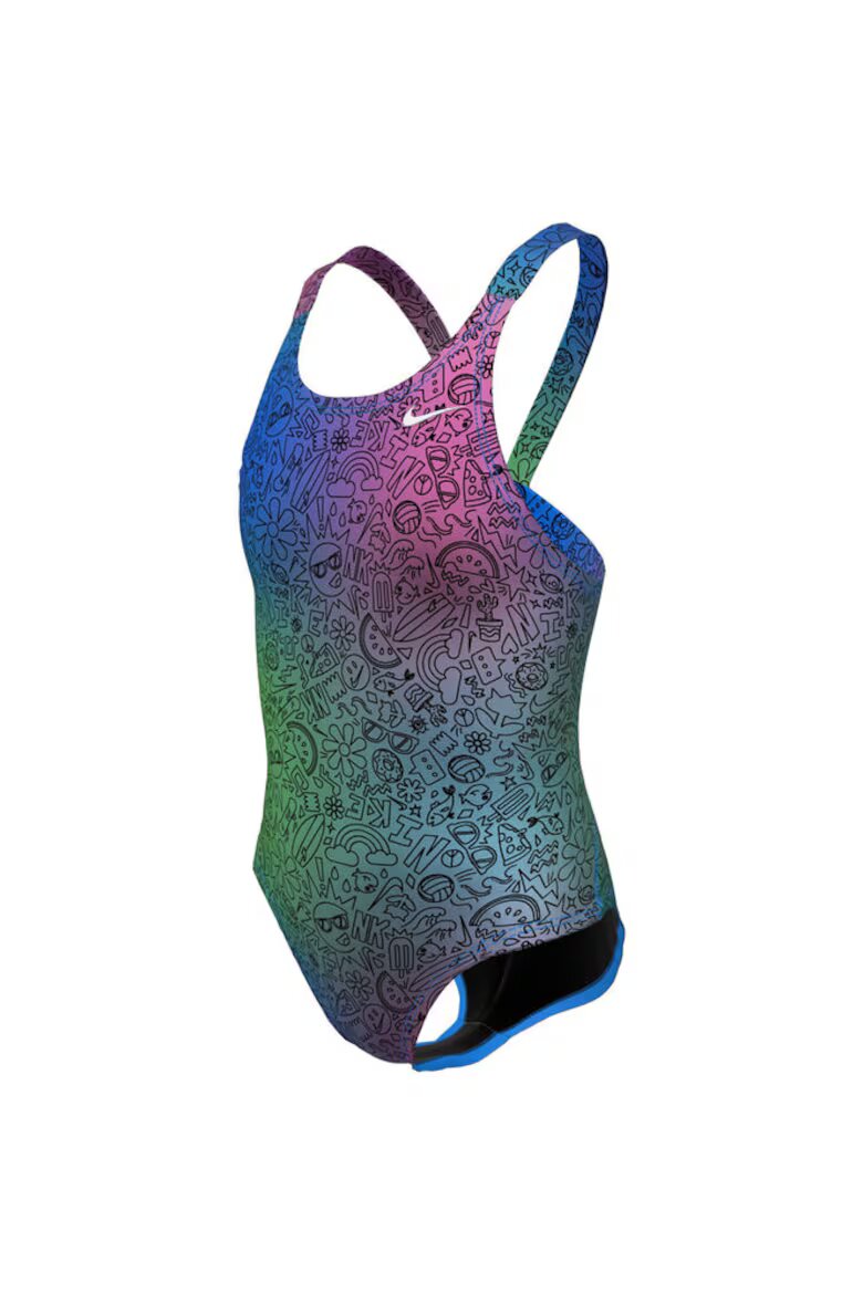 Nike Бански костюм Multi Print Fastback One Piece Жени Многоцветен