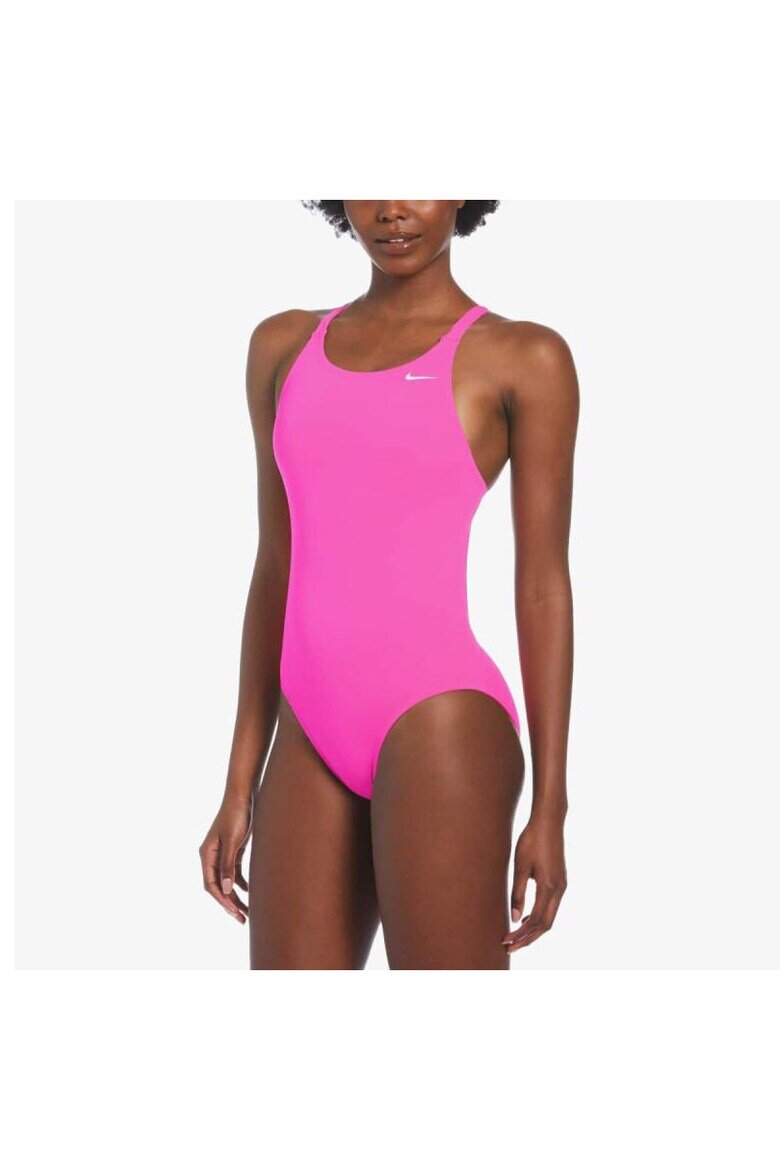 Nike Бански костюм Solid Fastback One Piece Жени Розово