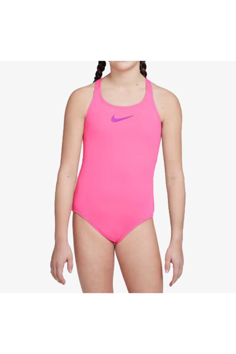 Nike Бански костюм Swim Racerback One Piece За деца Розов
