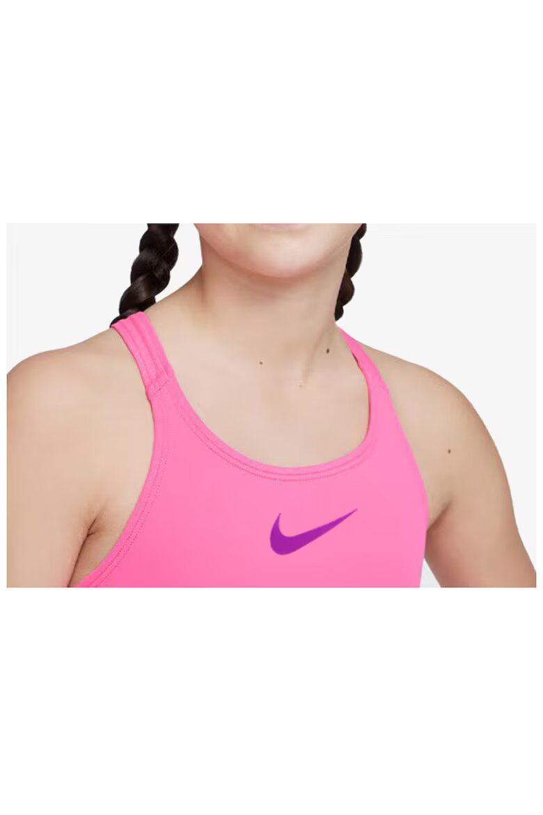 Nike Бански костюм Swim Racerback One Piece За деца Розов