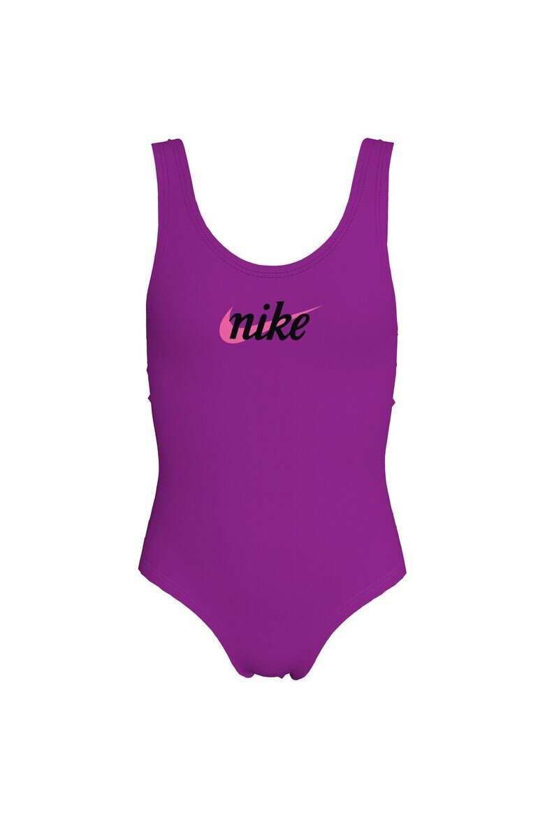 Nike Бански костюм Swim Signature Swoosh За деца Лилав