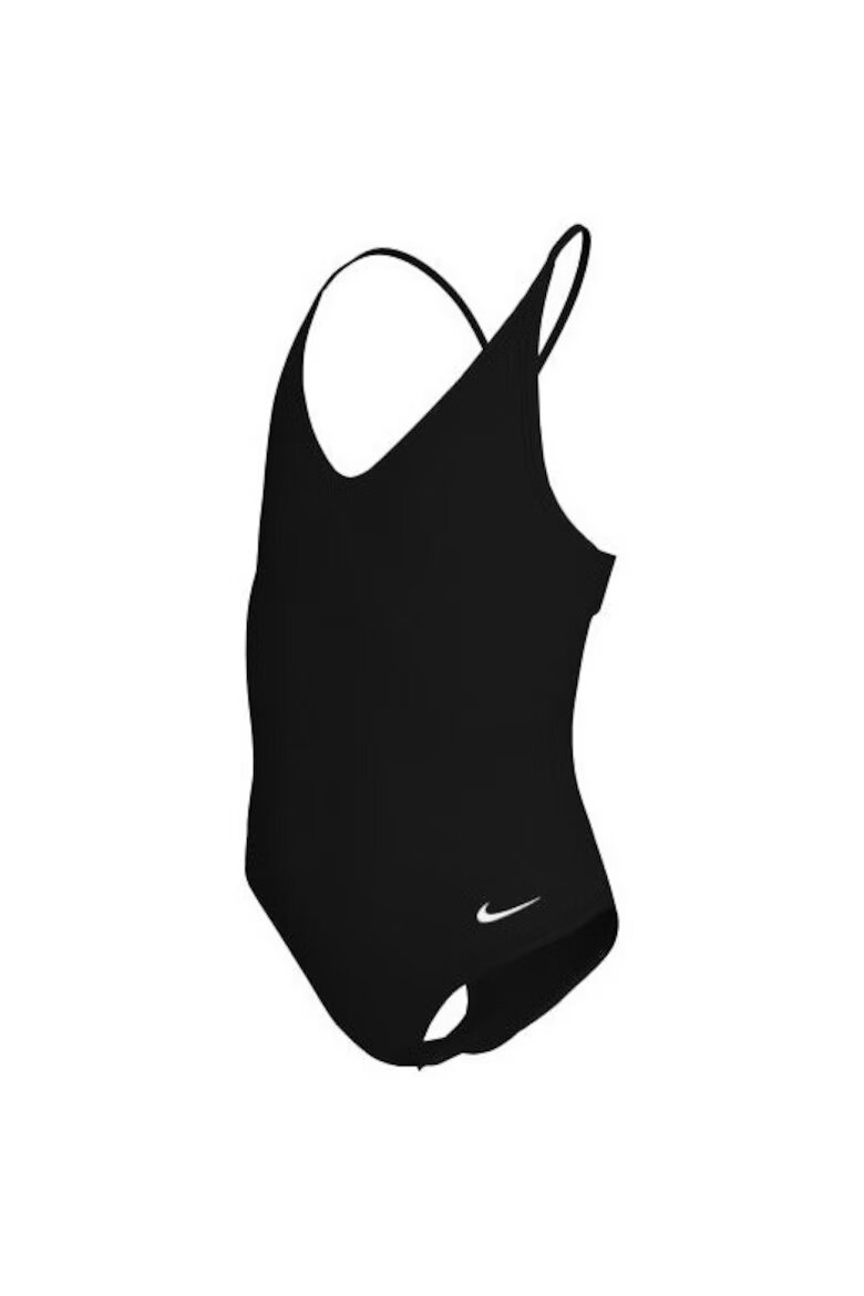Nike Бански костюм Swim Solid За жени Черен