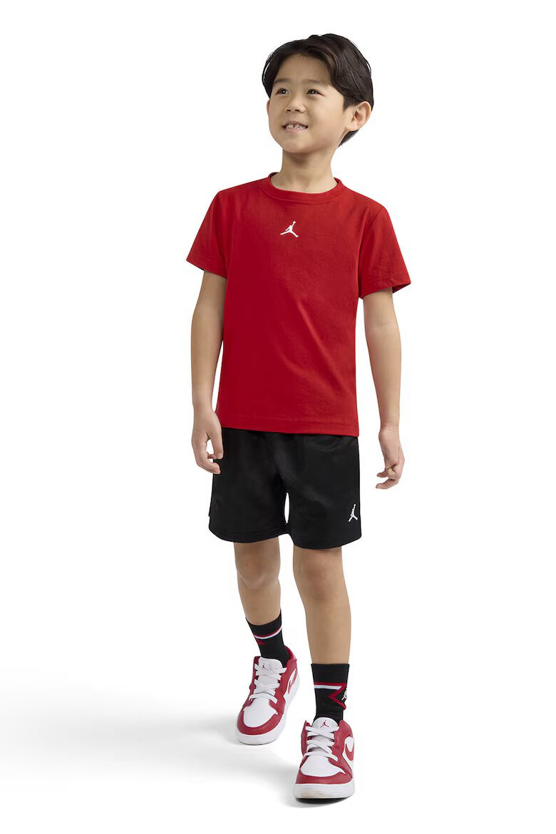 Nike Баскетболен екип с памук Червен/Черен
