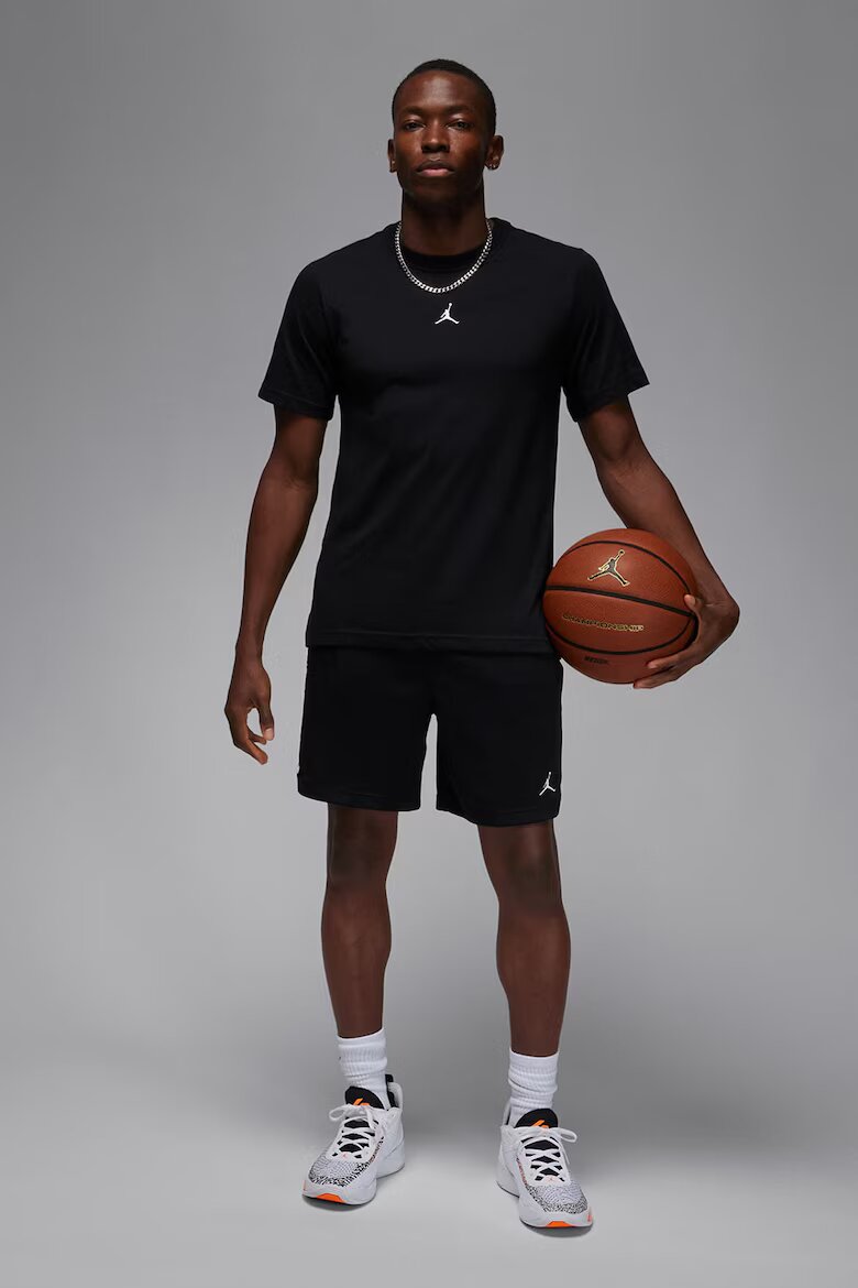 Nike Баскетболна тениска Jordan с памук Черен