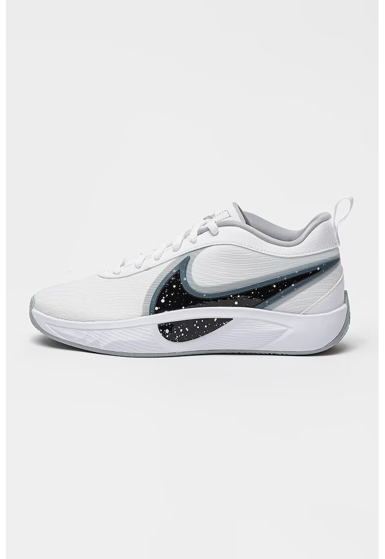 Nike Баскетболни обувки Giannis Freak 6 с уголемено лого - Бял/Черен