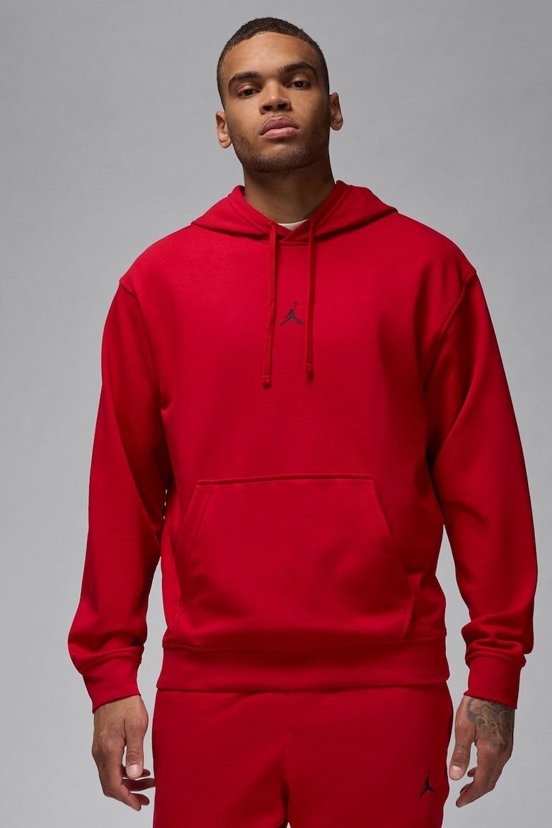 Nike Баскетболно худи Jordan с джоб кенгуру Червен