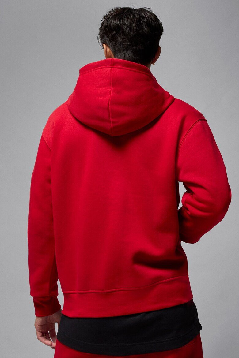 Nike Баскетболно худи Jumpman с джоб кенгуру Червен