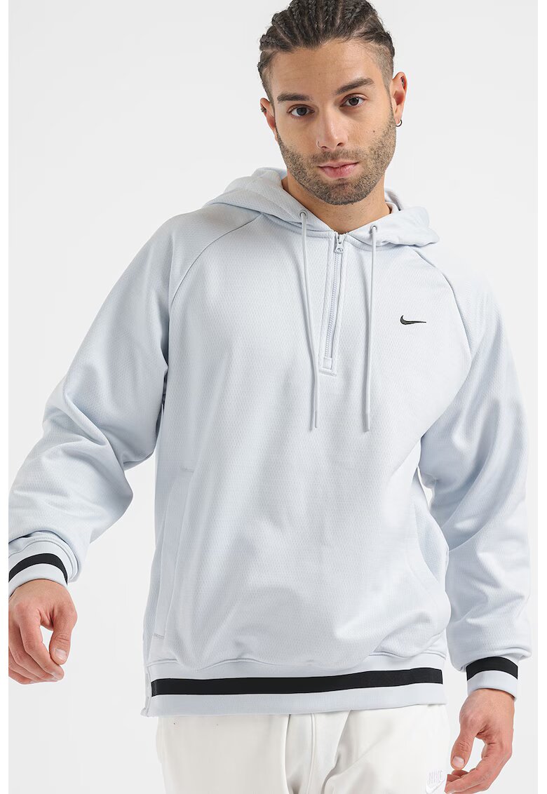Nike Баскетболно худи с ръкави реглан - Черен/Светло