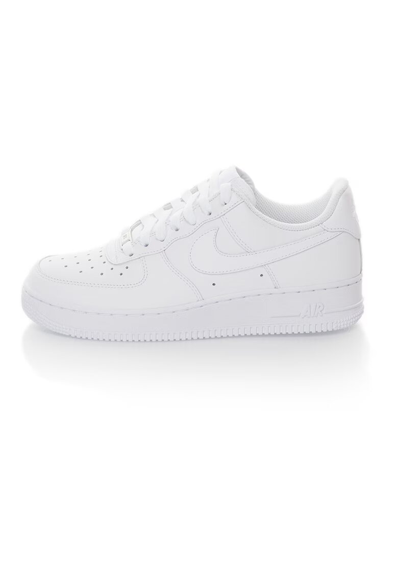 Nike Бели кожени спортни обувки Air Force 1